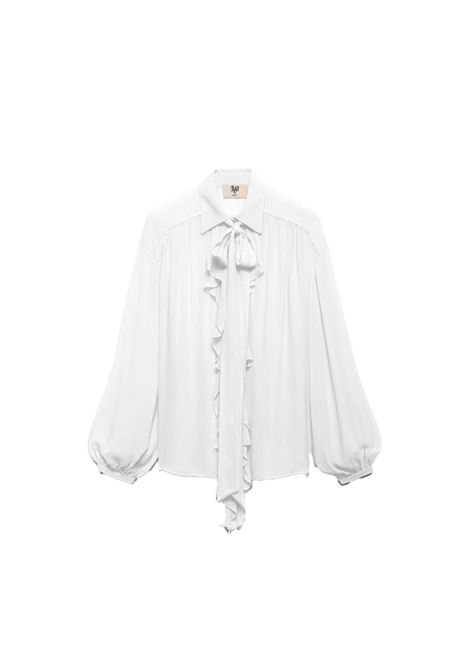 Camicia Aniye by donna Ruffle 185875 Bianca maxi foulard rouches bottoni maniche lunghe polloncino Aniye by | Camicie | 1858752115